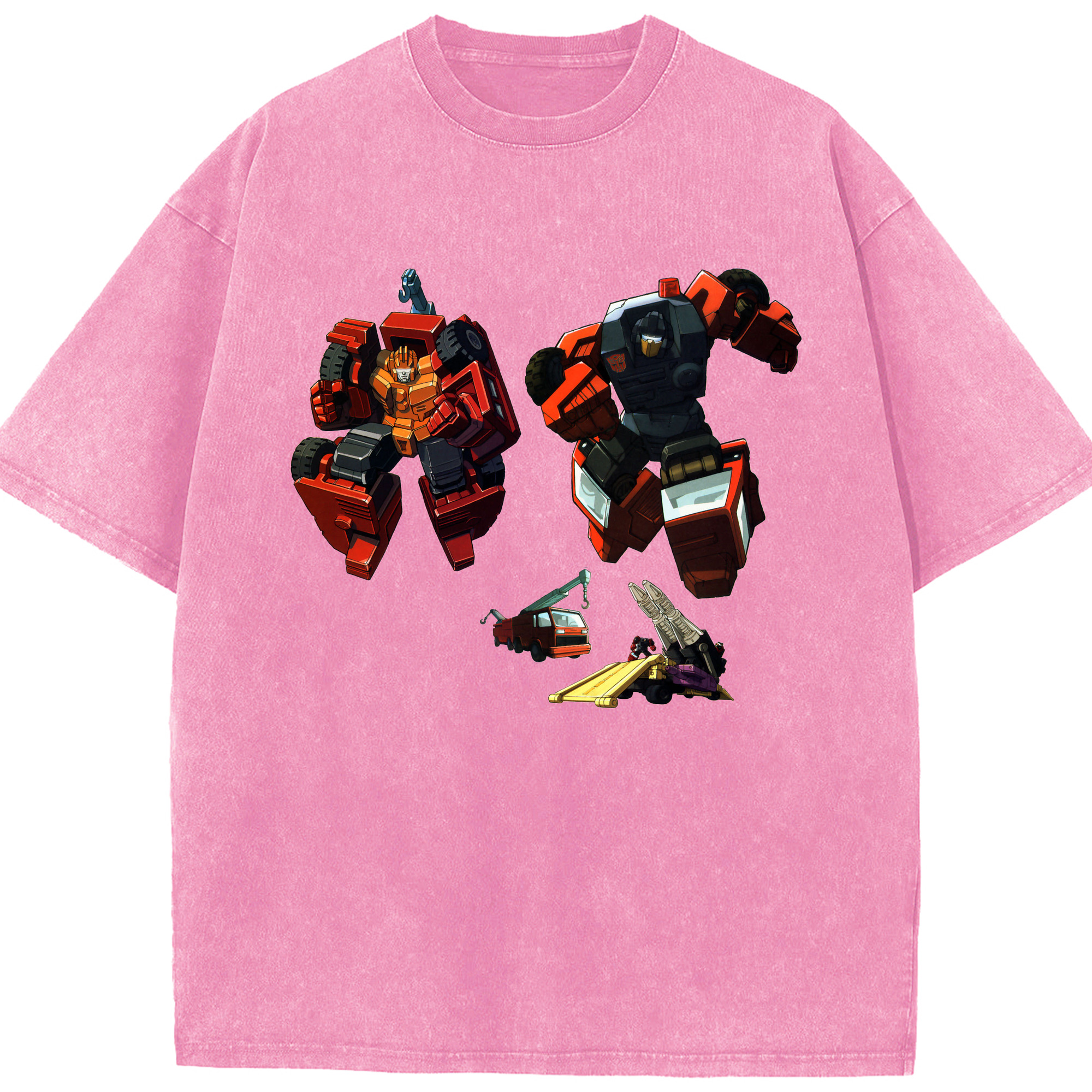 （画像用）  綿100% ヴィンテージ風 半袖Tシャツ（フロントプリント）